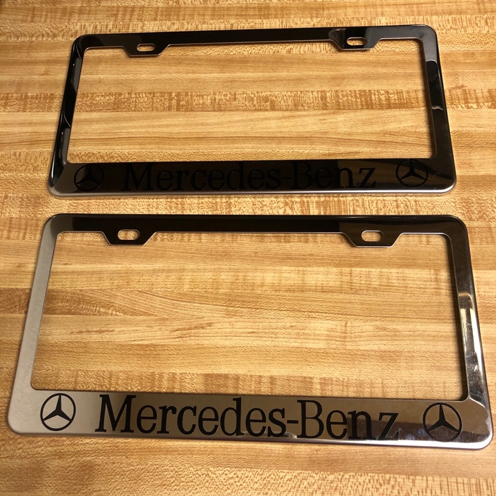 Mercedes Benz License Plate Cover - Picture 3 of 3